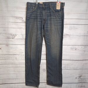 NWT Levi's 559 Relaxed Straight Blue Jeans Size 38x36 Dark Wash Denim NEW